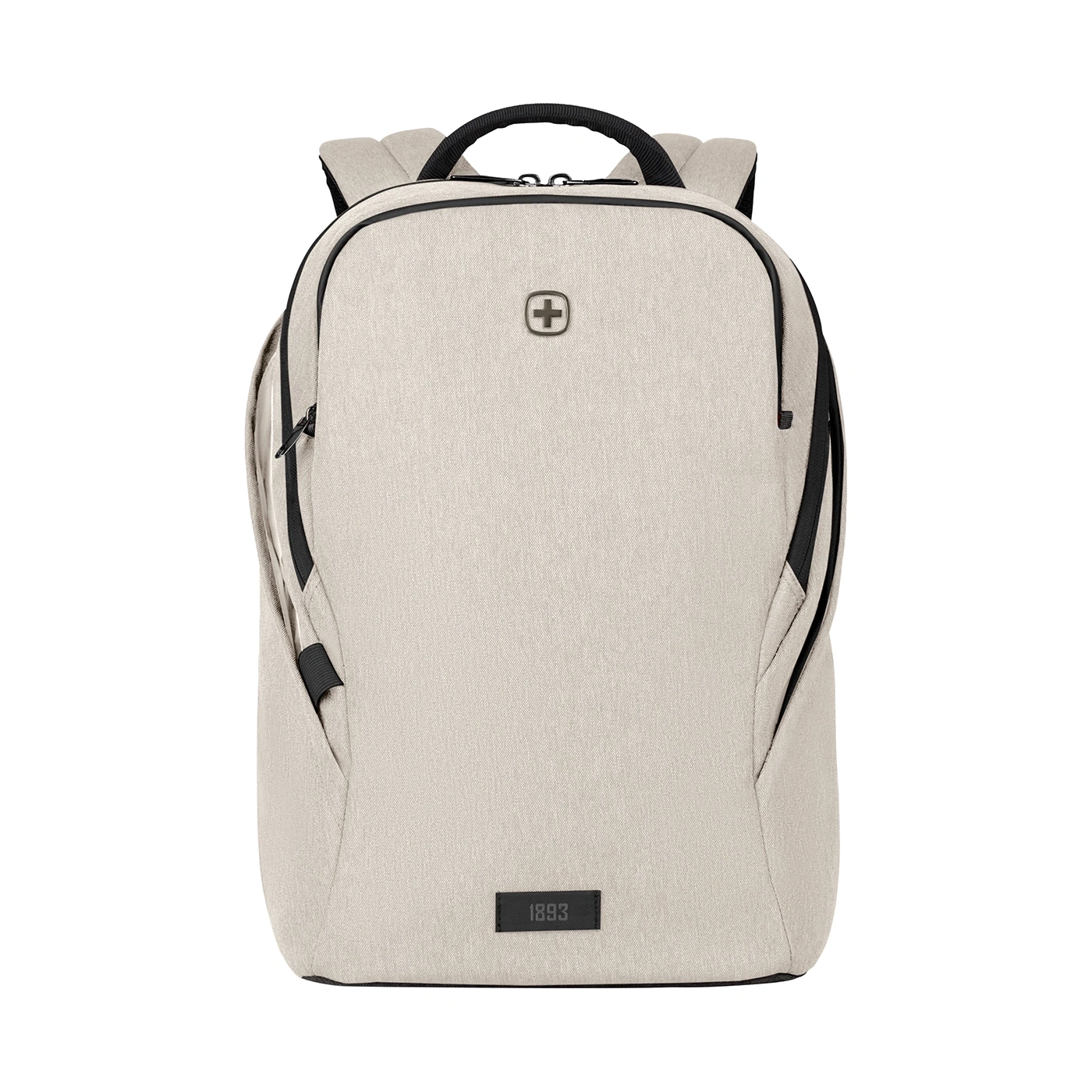 16 inch laptop backpack with tablet compartment, sand colour