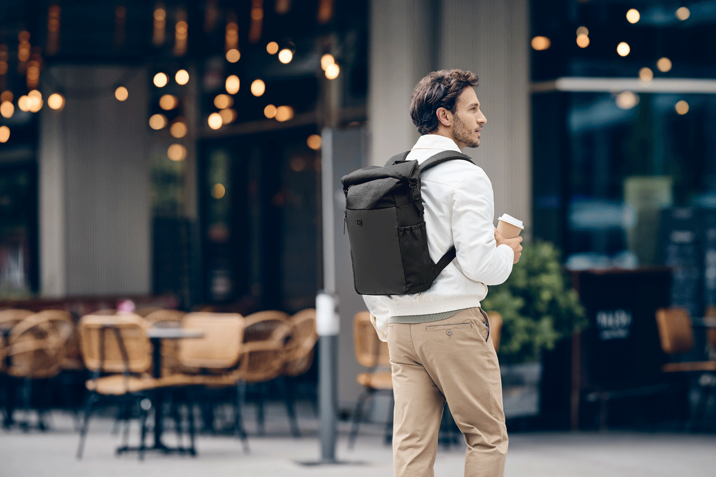 UrbanOne Roll-Top Backpack 15,6″ Laptop-Rucksack