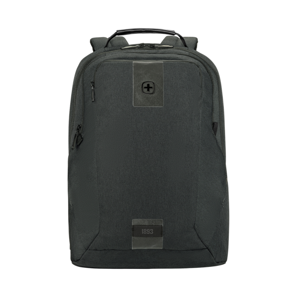 16 Zoll Laptop-Rucksack mit Tablet-Fach, kohlefarben