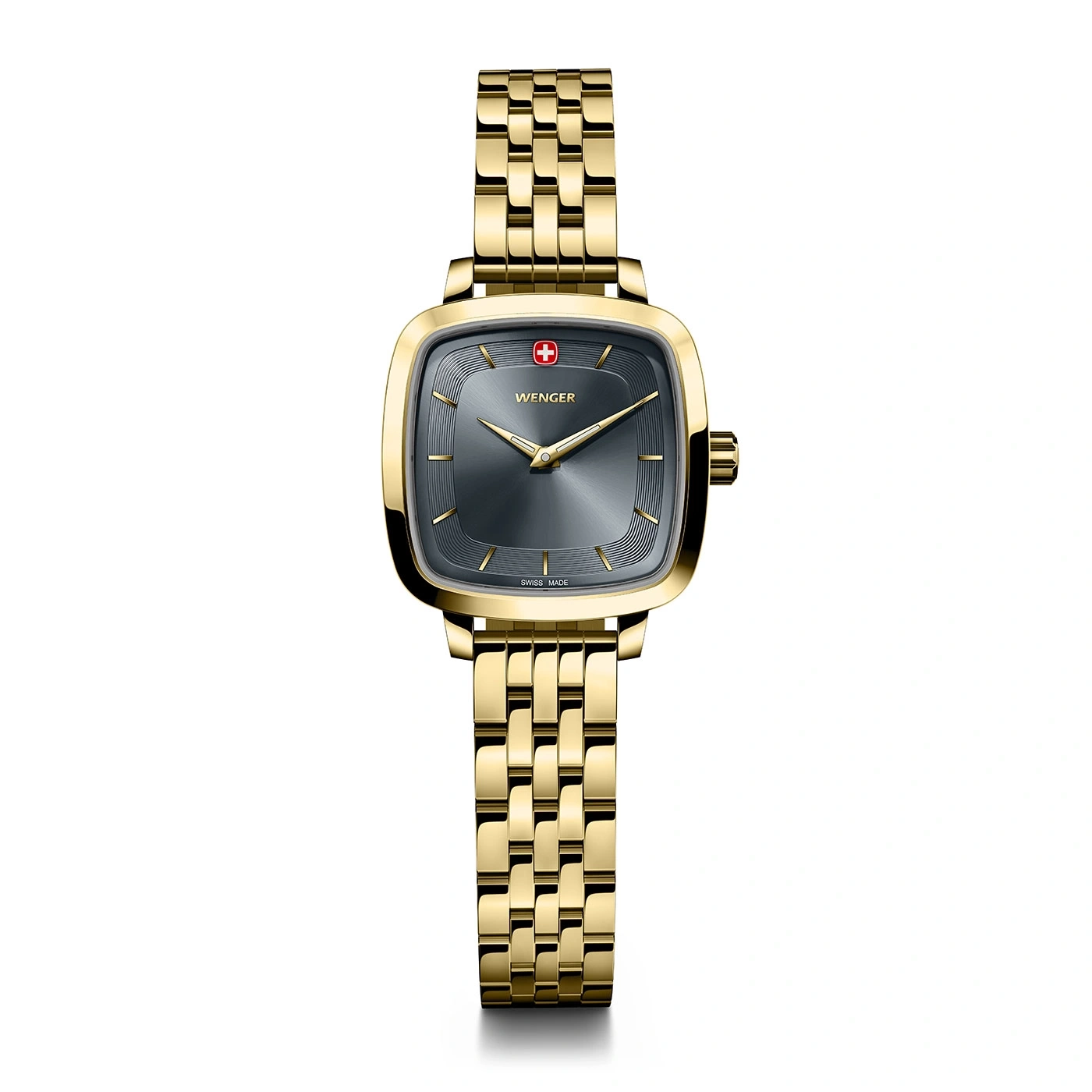 Montre dame or-gris Ø 27 mm Une montre classique intemporelle avec une touche de modernité